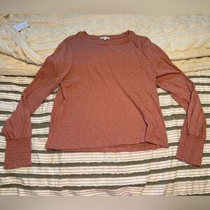 Z SupplyWomen's Rust Long Sleeve Top